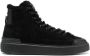 Balmain high-top suede sneakers Black - Thumbnail 1