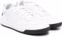 Balmain Kids leather lace-up sneakers White - Thumbnail 1