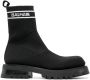 Balmain knitted chelsea ankle boots Black - Thumbnail 1