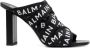 Balmain logo strappy sandals Black - Thumbnail 1