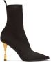 Balmain Moneta knitted ankle boots Black - Thumbnail 1