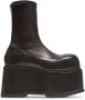 Balmain platform leather boots Black - Thumbnail 1