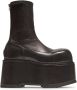 Balmain Platform leather boots Black - Thumbnail 1