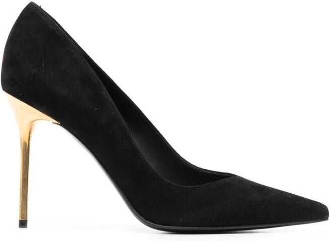 Balmain pointed-toe stiletto-heel pumps Black