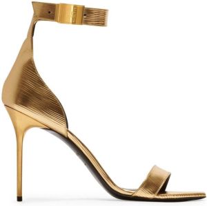 Balmain Uma stiletto sandals Gold