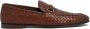 Barrett interwoven leather loafers Brown - Thumbnail 1