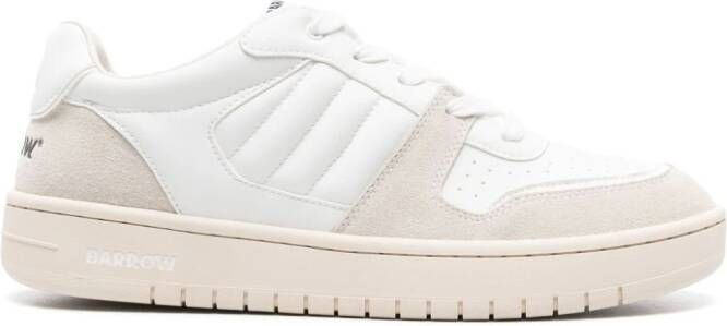 BARROW Switch leather sneakers White