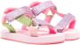 Billieblush glitter-detail flat sandals Pink - Thumbnail 1