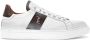 Billionaire logo-plaque leather sneakers White - Thumbnail 1
