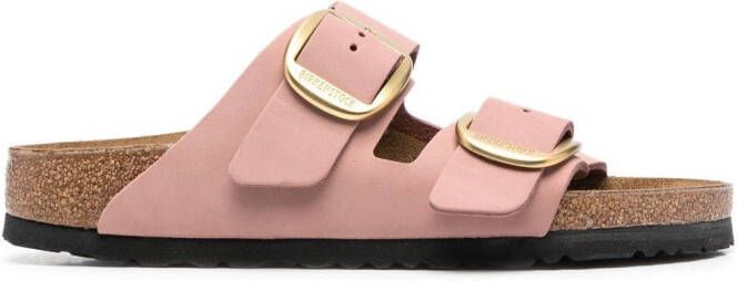 Birkenstock Arizona Big Buckle leather sandals Pink