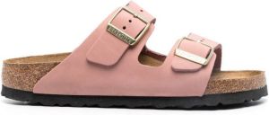 Birkenstock Arizona buckle-fastening 35mm slides Pink