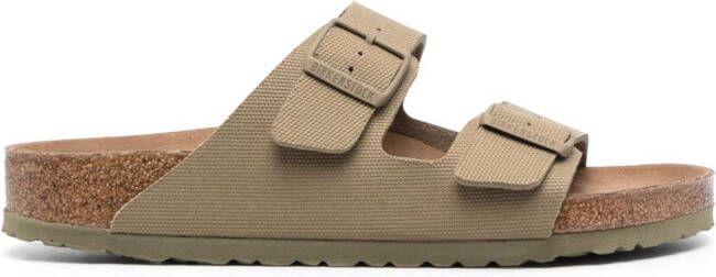 Birkenstock Arizona canvas slides Green