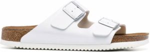 Birkenstock Arizona double strap sandals White