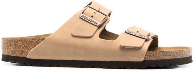 Birkenstock Arizona double-strap slides Neutrals