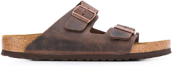 Birkenstock Arizona oiled leather sandals Brown