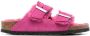 Birkenstock Arizona shearling suede sandals Pink - Thumbnail 1