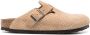 Birkenstock Boston BS perforated suede mules Neutrals - Thumbnail 1