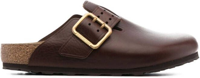 Birkenstock Boston leather clogs Brown
