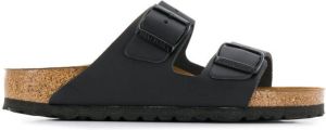 Birkenstock buckle strap sandals Black
