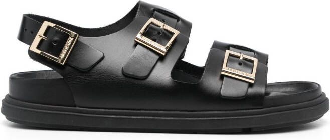 Birkenstock Cannes leather sandals Black