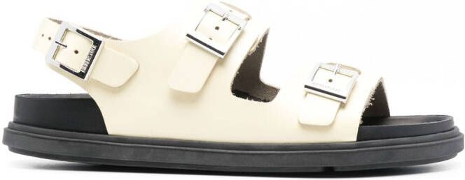 Birkenstock Cannes leather sandals Yellow