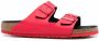Birkenstock double-strap buckled sandals Red - Thumbnail 1