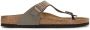 Birkenstock flat thong flip flop sandals Brown - Thumbnail 1