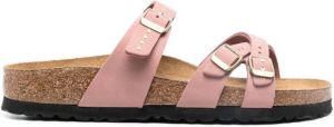 Birkenstock Franca buckle-strap 35mm sandals Pink