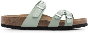 Birkenstock Franca buckled 20mm sandals Green