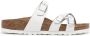 Birkenstock France strap leather sandals White - Thumbnail 1