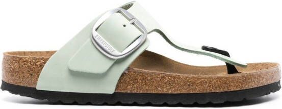 Birkenstock Gizeh big-buckle sandals Green