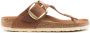 Birkenstock Gizeh buckle sandals Brown - Thumbnail 1