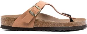 Birkenstock Gizeh buckled 35mm sandals Brown