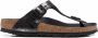 Birkenstock Gizeh cracked-effect flip flops Black - Thumbnail 1