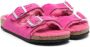 Birkenstock Kids Arizona buckle-fastening brushed sandals Pink - Thumbnail 1