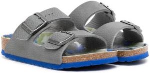 Birkenstock Kids Arizona buckle-fastening sandals Grey