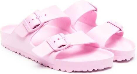 Birkenstock Kids Arizona buckle-fastening sandals Pink