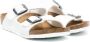 Birkenstock Kids Arizona leather sandals White - Thumbnail 1