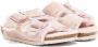 Birkenstock Kids Arizona shearling suede sandals Pink - Thumbnail 1