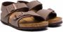 Birkenstock Kids buckle-fastening leather sandals Brown - Thumbnail 1