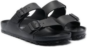 Birkenstock Kids double-buckle open-toe sandals Black