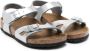Birkenstock Kids double-strap design sandals Silver - Thumbnail 1