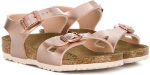 Birkenstock Kids double-straps sandals Pink