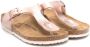Birkenstock Kids Gizeh metallic 30mm sandals Pink - Thumbnail 1