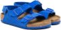 Birkenstock Kids Milano slingback suede sandals Blue - Thumbnail 1