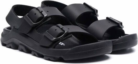 Birkenstock Kids Mogami Birko-Flor slingback sandals Black