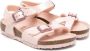 Birkenstock Kids Rio leather sandals Pink - Thumbnail 1