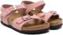 Birkenstock Kids Rio nubuck sandals Pink - Thumbnail 1