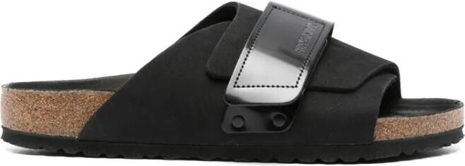 Birkenstock Kyoto leather sandals Black
