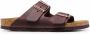 Birkenstock leather double-strap sandals Brown - Thumbnail 1